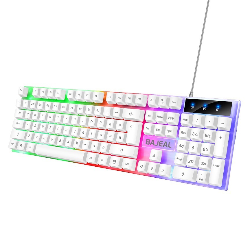 YRDN Gaming Keyboard RGB /Keycaps Mechanical Keyboard Laptop USB Cable /Keyboard Komputer