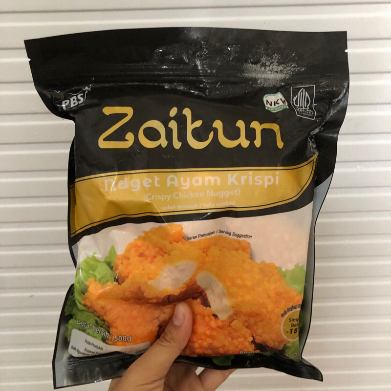 

Zaitun Chicken Nugget Crispy 500gr