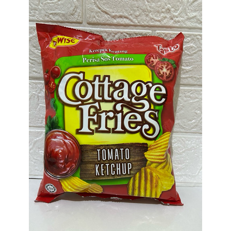 

Cottage fries snack chiki rasa potato ketchup import malaysia