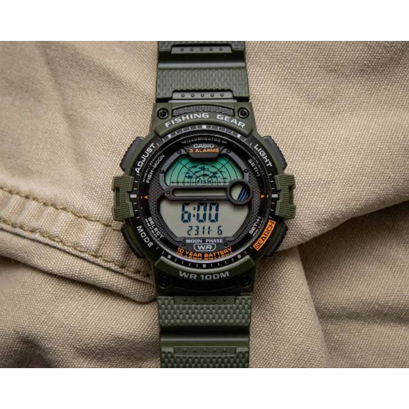 Jam Tangan Digital Casio Fishing Gear WS1200H 3AVCF