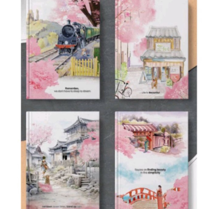 

KF7 Buku Hardcover Sika Buku tulis Folio Hardcover Japannese dan Metropolis