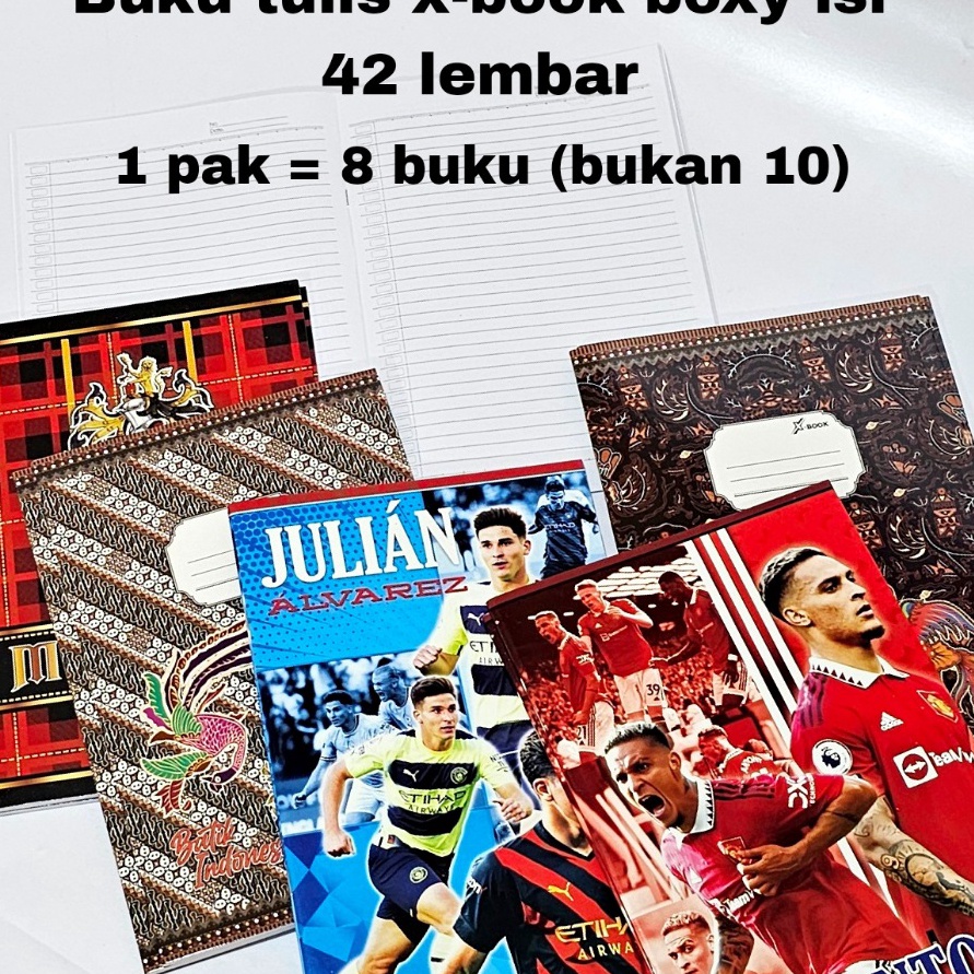 

Gila SOS Buku Tulis XBook BOXYPanjang 42 Lembar 8bk Boss Buku Catatan Buku Sekolah