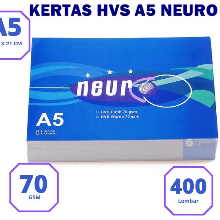

Kilat Kes A5 Hvs Putih 7Gr Neuro Pack