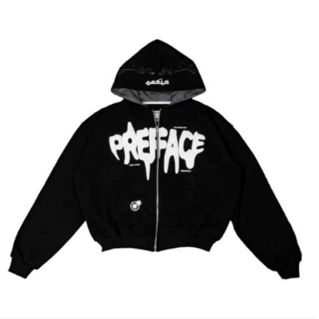 zip hodie preface black