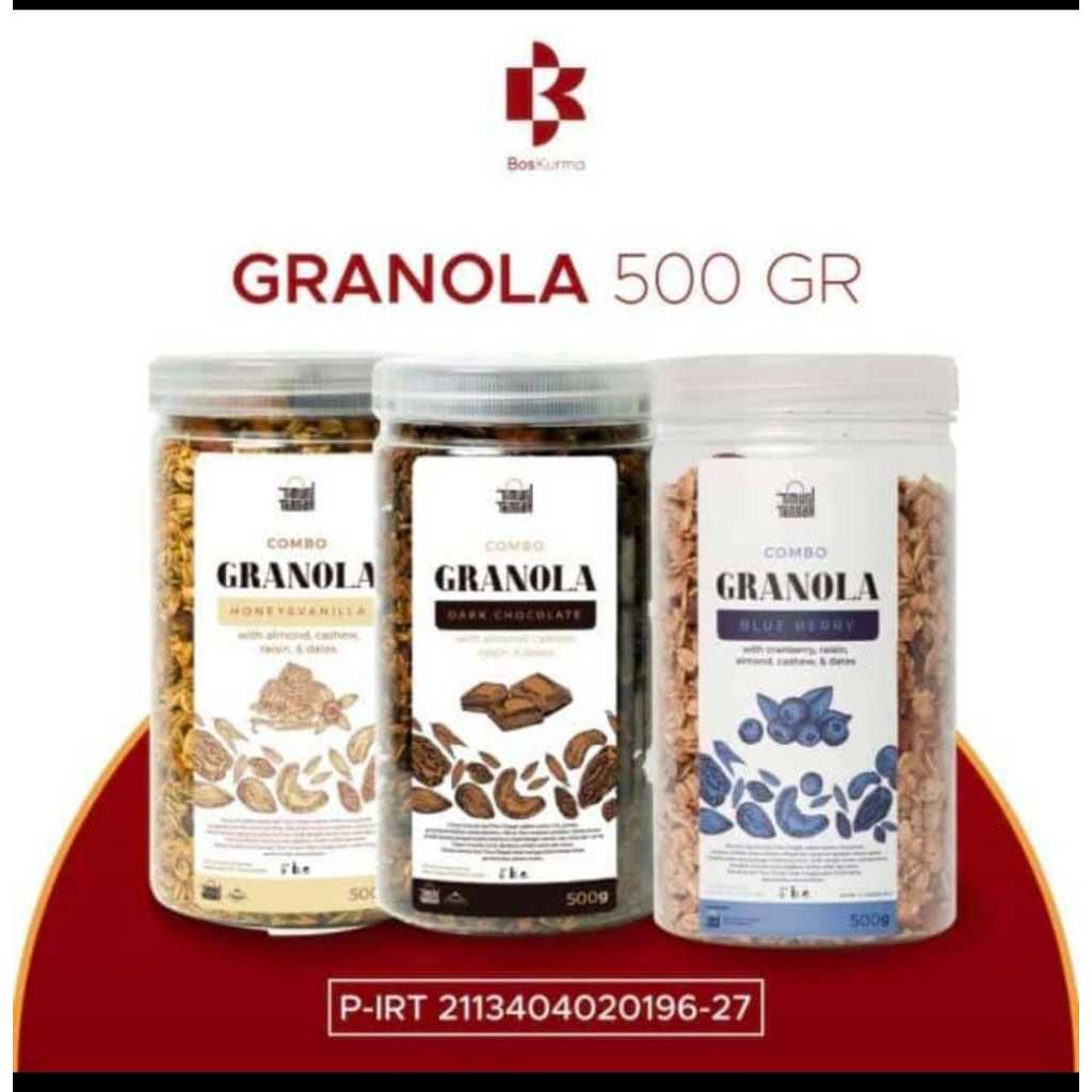 

Granola 500 gram Granola Timur Tengah 500 gr Sereal Sarapan Sehat Oatmeal With Almond and Mete