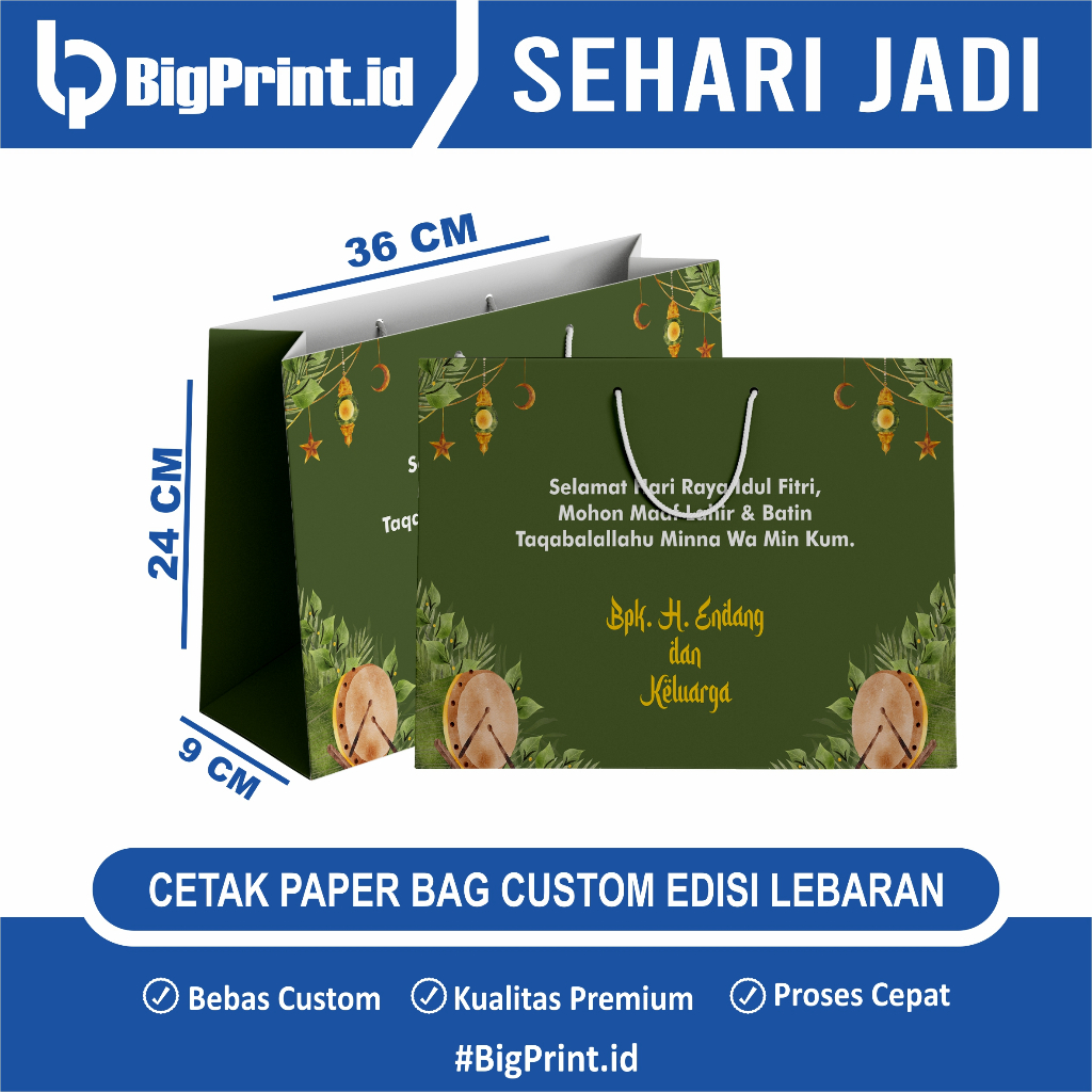 

Cetak Paperbag lebaran | Termurah