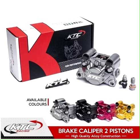 KALIPER PALA BABI KTC RACING 2 PISTON SLIM KTC RACING ORIGINAL UNIVERSAL