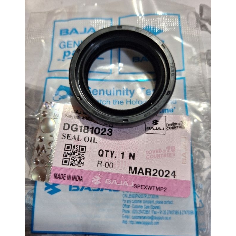seal shock depan bajaj pulsar 200 dtsi / 2 busi Harga 1 buah As 33 ORIGINAL BAJAJ