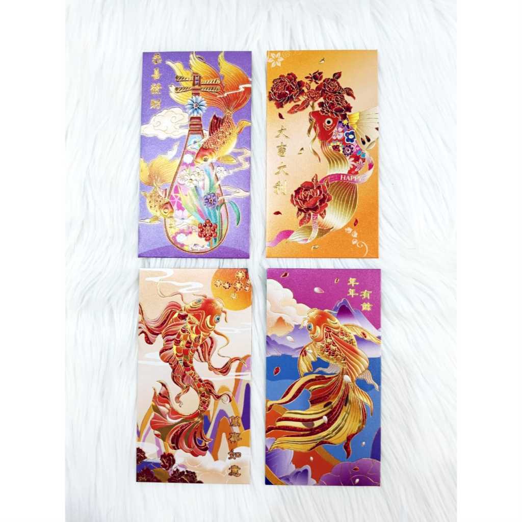 

Angpao Imlek Netral Ikan 4069 Ukuran Besar Ada Aksen Hidup Isi 4 Mix Motif