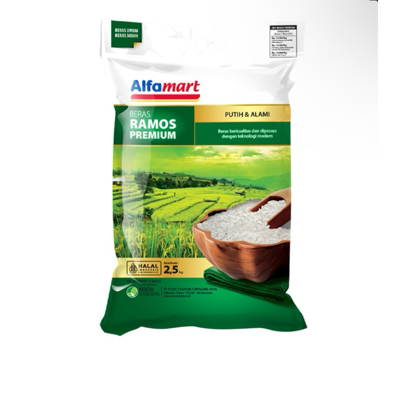 

Alfamart beras ramon premium 2,5kg