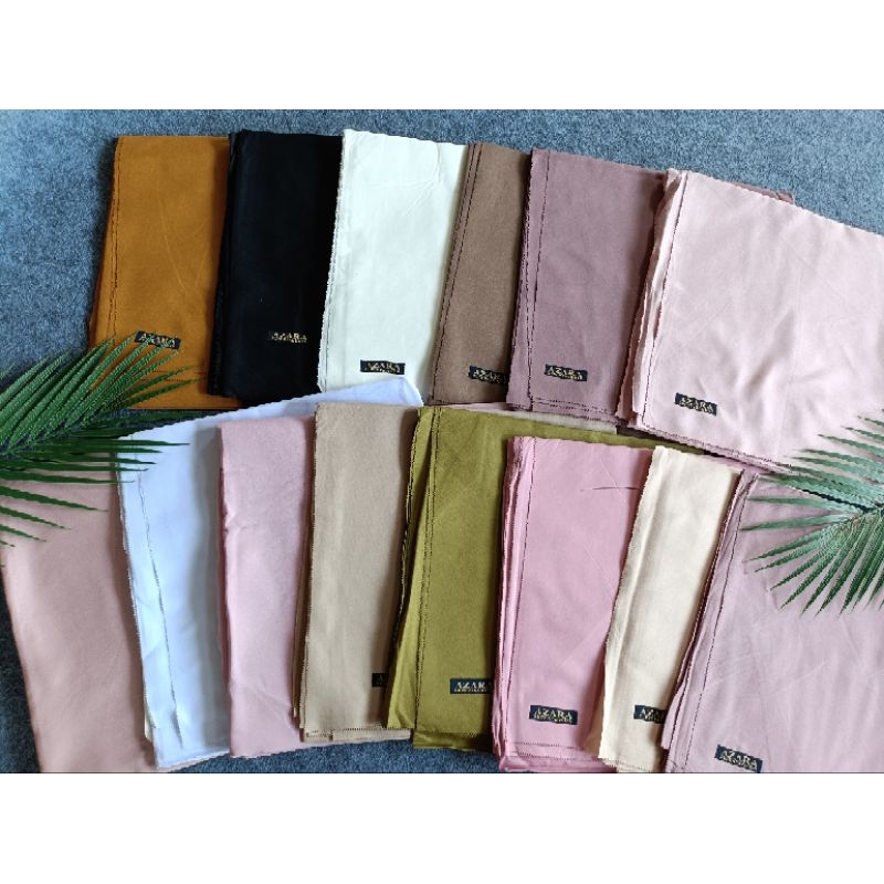 hijab azara polos segiempat