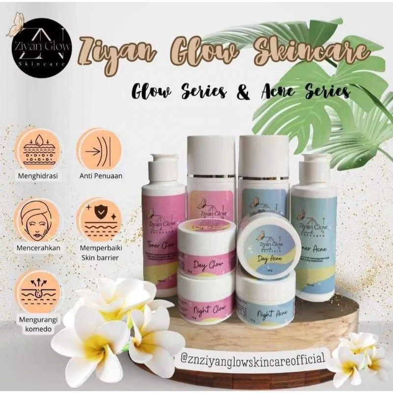 ZIYAN SKINCARE GLOW ZIYAN NORMAL DAN ACNE ZIYAN SKINCARE 100%ORI