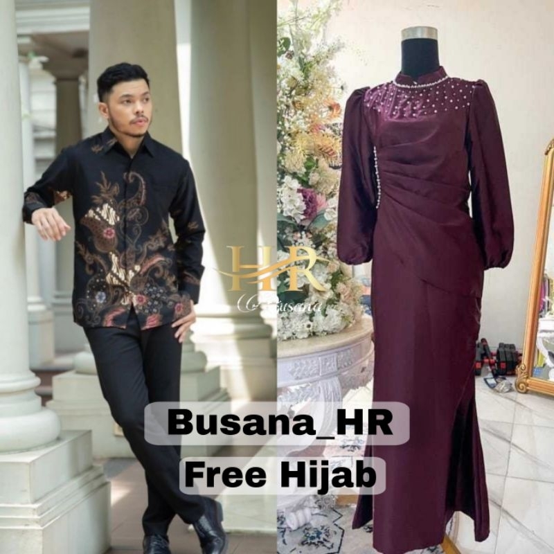 Termurah Vina Dress Baju Kondangan Viral Dress Pesta Bridesmaid | Gamis Satin Model Duyung