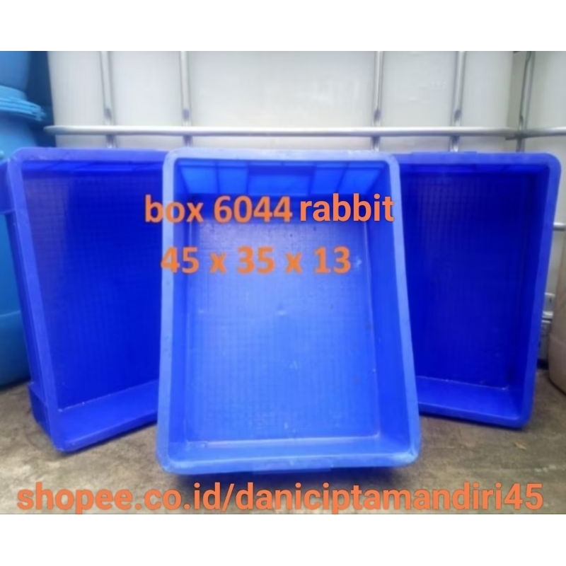 box container rabbit 6044, box cincau/jeli, box industri serbaguna, bekas