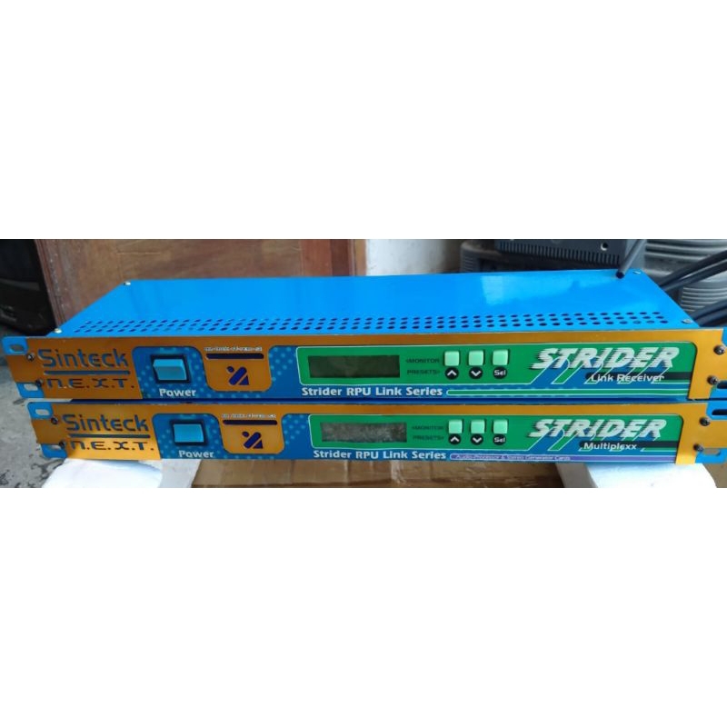 STL LINK RPU BUILD UP IMPORT MERK SINTECT STRIDER UHF 340-350 MHZ STEREO PLL LCD SOLID STATE