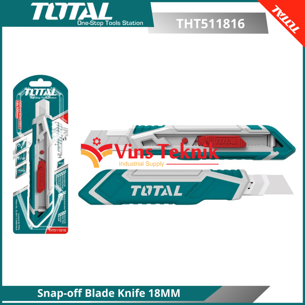 

Snap-off Blade Knife Pisau Cutter cater TOTAL THT511816