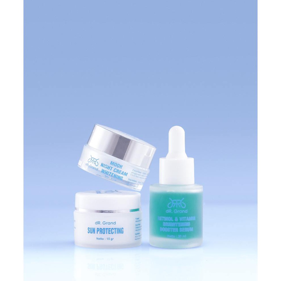 KODE X5I7 Paket dR grand skincare pemutih kulit serum night lotion
