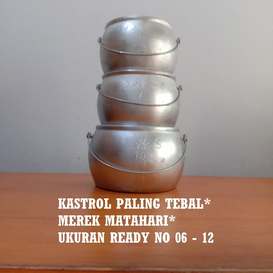 PANCI KASTROL - PANCI LIWET UKURAN 6 SD 14 - Alat Masak Nasi Liwet Tradisional
