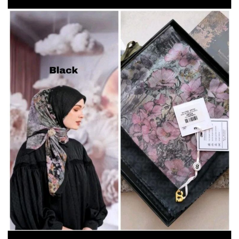 Hijab Segiempat Buttonscarves como pin B