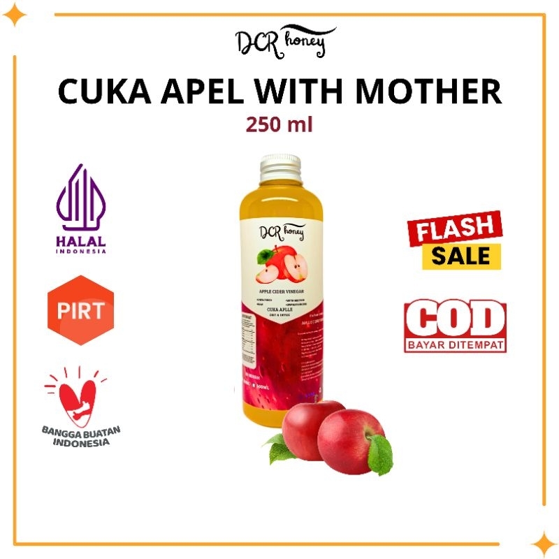 

DCR Honey - Cuka Apel With Mother Vinegar Organik Fermentasi Alami