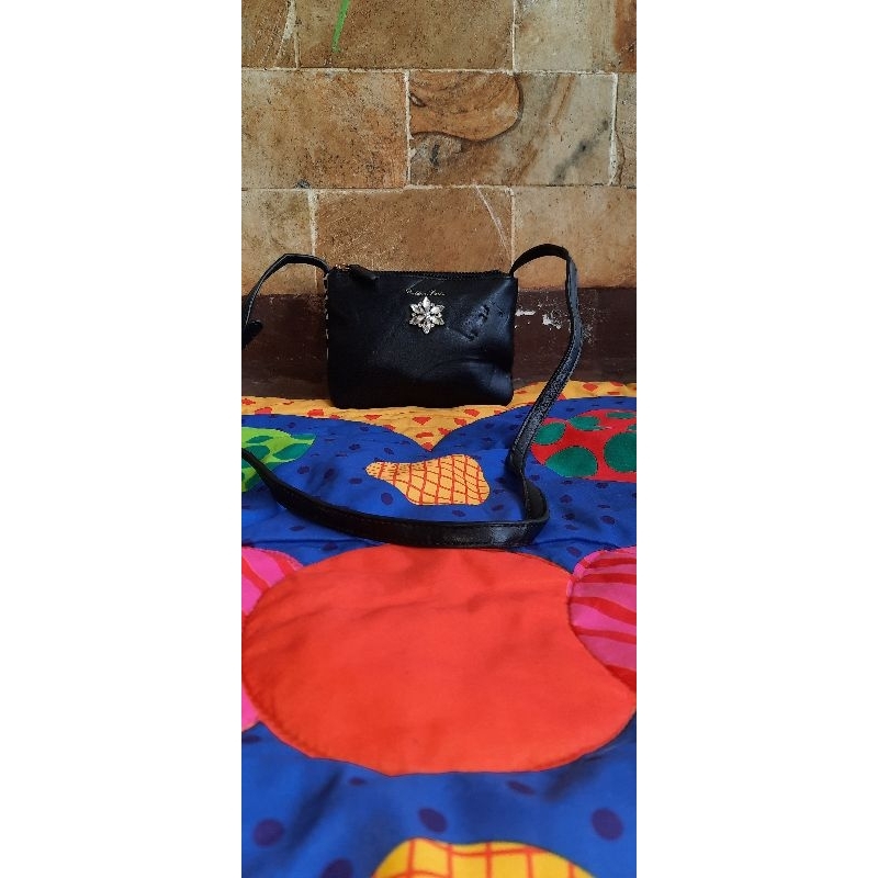 Sling Bag Mini Import Houndstooth