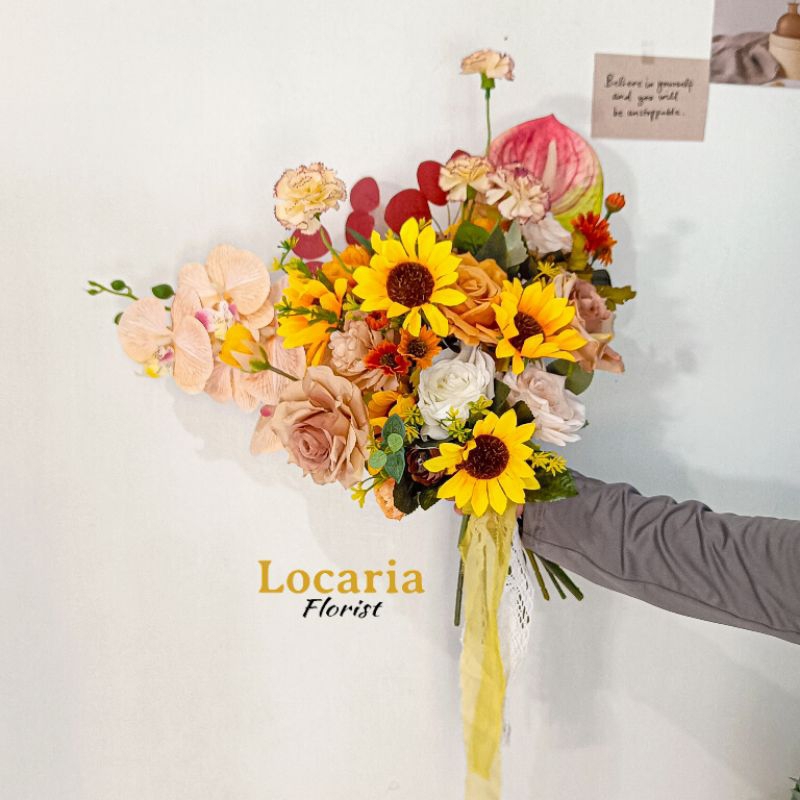 wedding bouquet/buket wedding/buket wedding Artificial/buket bunga