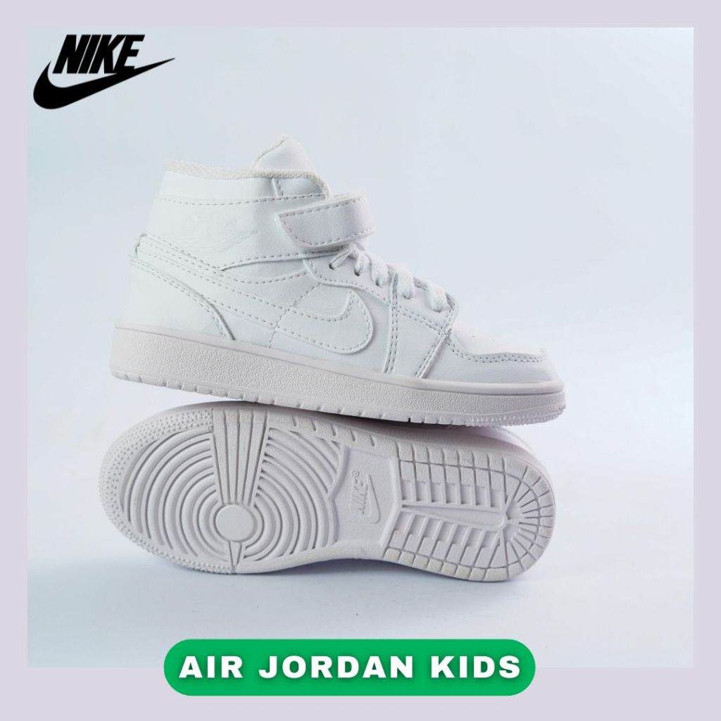 NIKE AIR JORDAN KIDS Sepatu Sneaker Anak Full Putih Nike Air Jordan-04