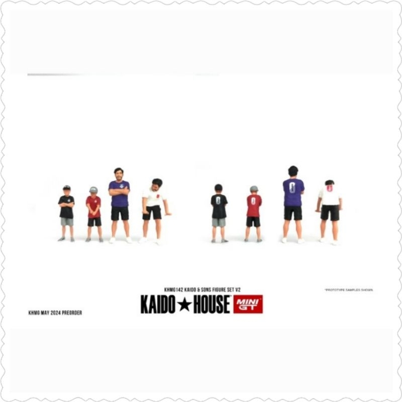 MINI GT KAIDO HOUSE 142 KAIDO and SONS FIGURE SET