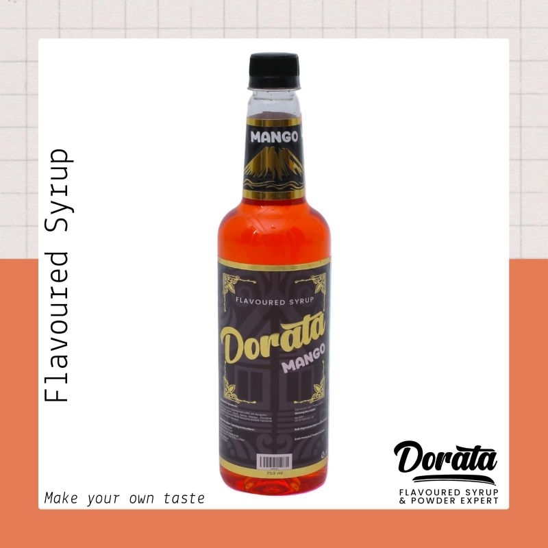 

Dorata Mango Syrup 750 ml - Sirup Dorata Rasa Mangga Premium