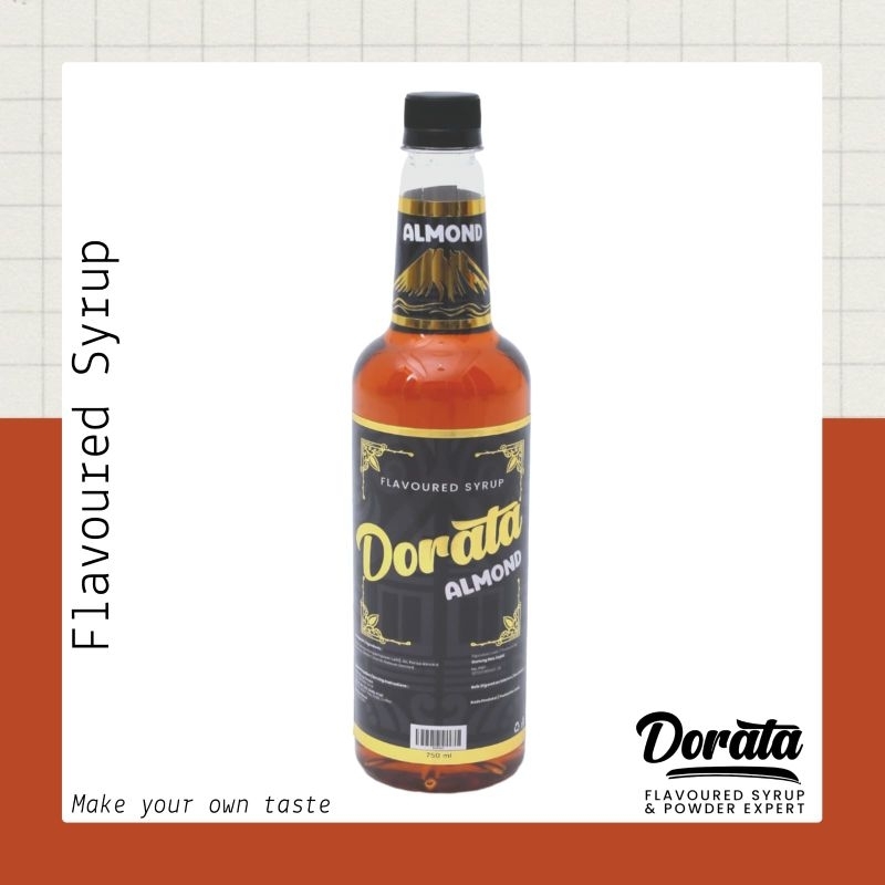 

Dorata Almond Syrup 750 ml - Sirup Dorata Rasa Kacang Almond Premium