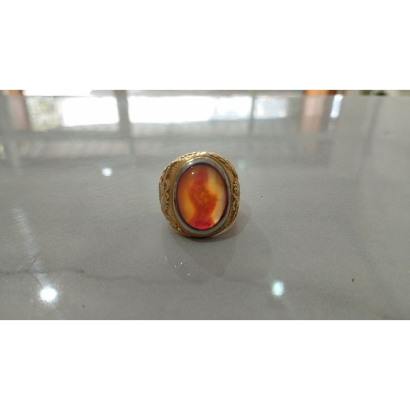 Jual Cincin Batu Lawasan Sepuh Motif Semar Kuncung Asli Alam Khusus Yang Paham Saja