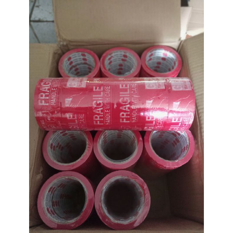 

lakban fragile seal tape fragile ukuran 90 yard