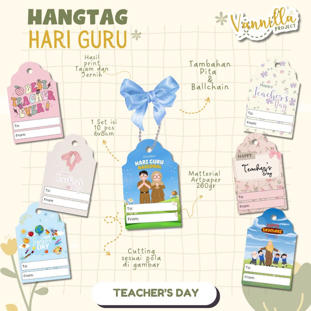 

Hangtag Hari Guru Tag Teacher's Day