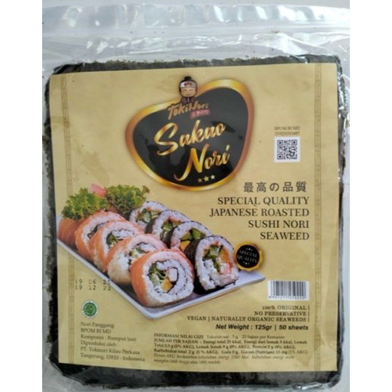 

Nori / rumput laut sushi sakao