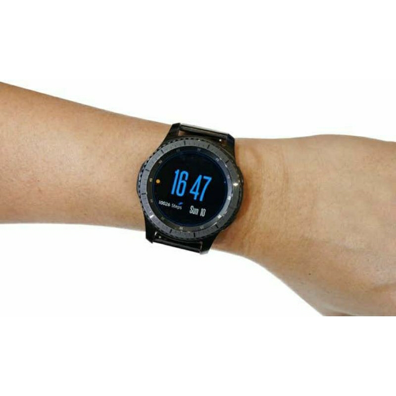 Samsung Gear S3 Frontier SM-R760 ( 44mm ) Hitam Bekas Second