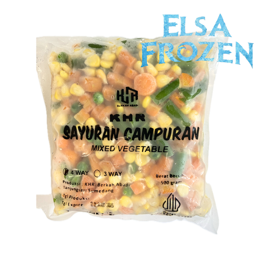 

KHR MIX VEGETABLE 500GR / SAYURAN BEKU