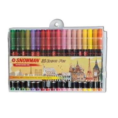 

Snowman Brush Pen Set 36 Colours / Brushpen Warna BM 36 - MURMER