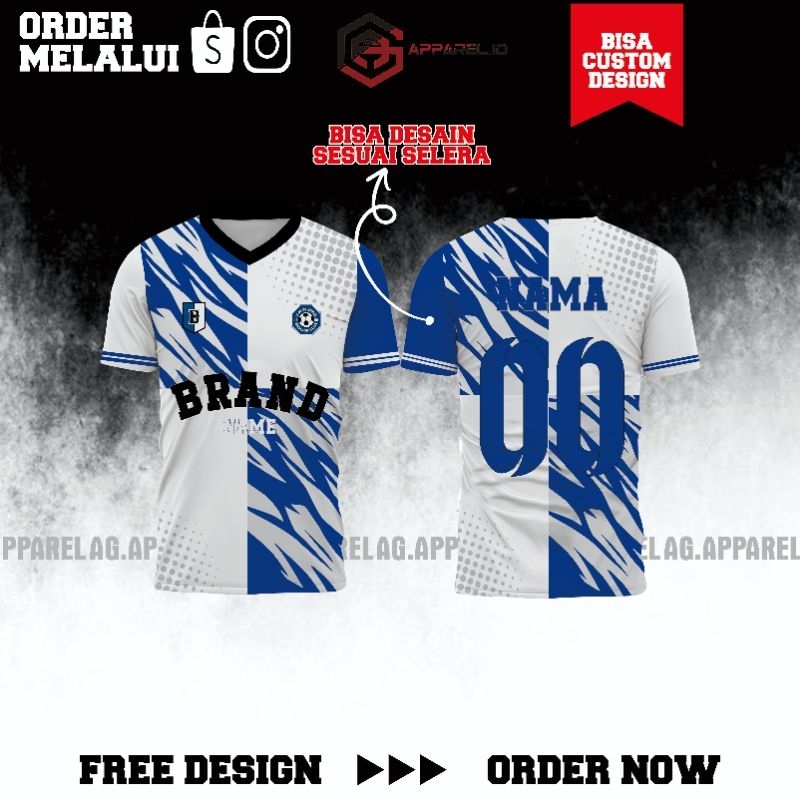 Jersey Futsal Custom Full Printing