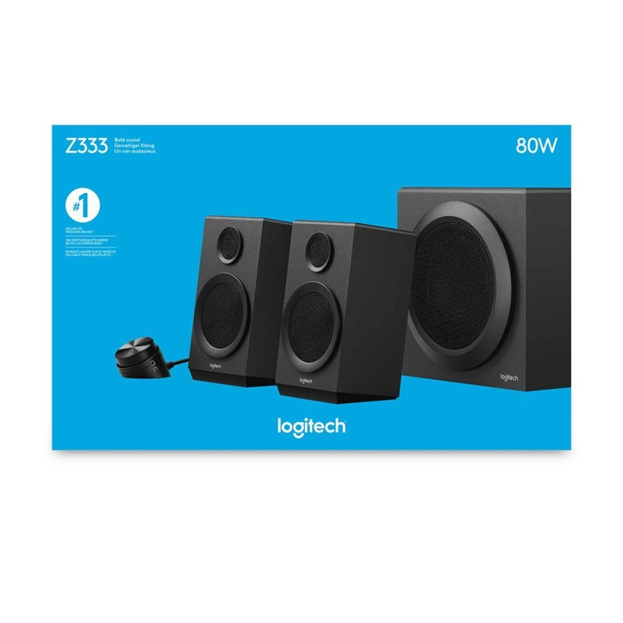 Logitech Z333 2.1 Speakers – Easy-access Volume Control
