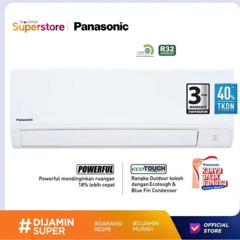 AC PANASONIC 1/2PK CS/CU-YN5AKJ STANDARD AC PANASONIC 0.5 PK