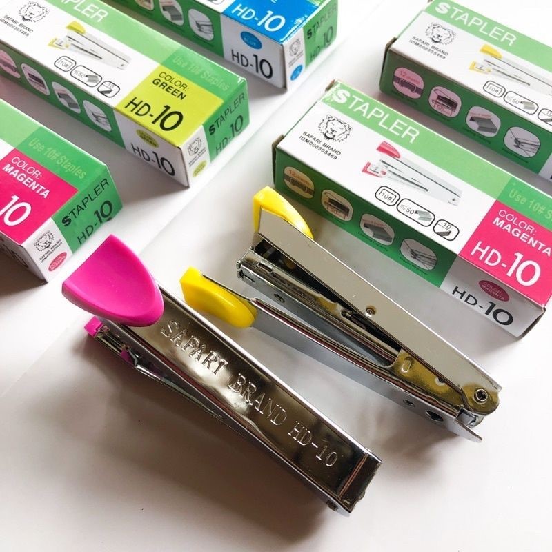 

STAPLES SAFARI HD-10 / Stapler SAFARI BRAND HD 10/ alat Staples murah / ORIGINAL (1 PACK/12 PCS)