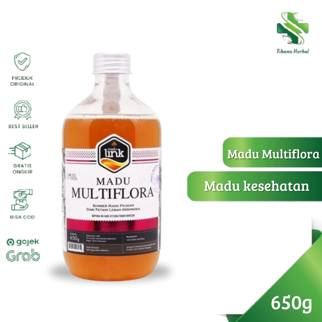 

Madu Multiflora Link - Jaga Daya Tahan Tubuh - 650 Gram
