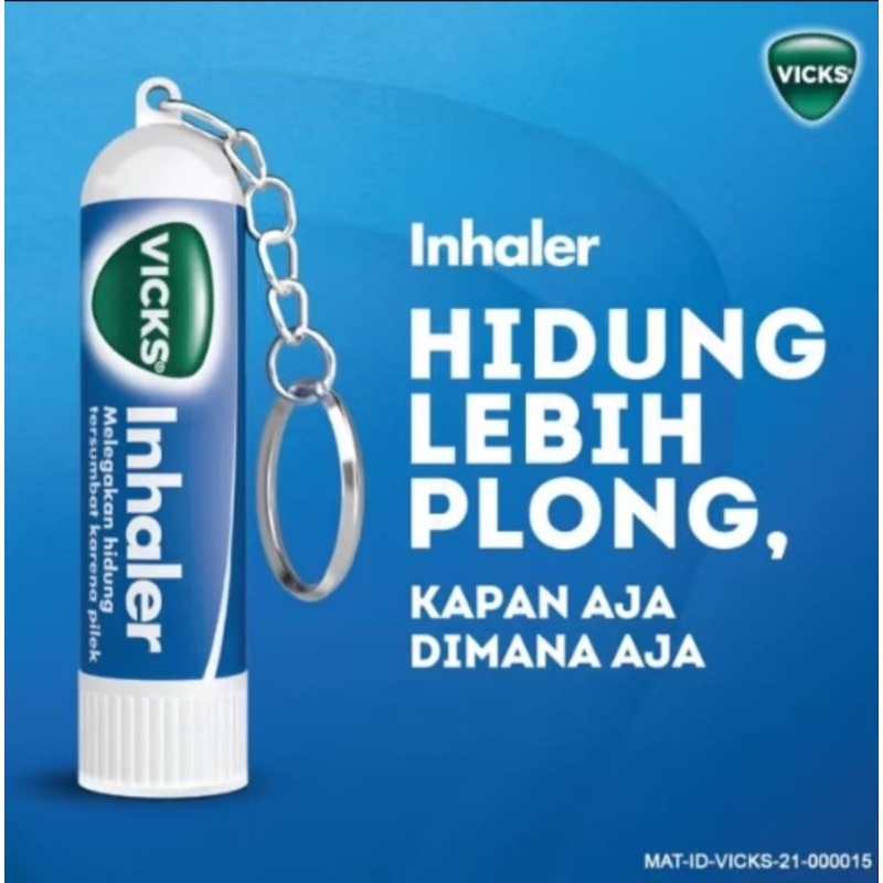 VICKS Inheler untuk melegakan Pernafasan saat flu dan Hidung tersumbat