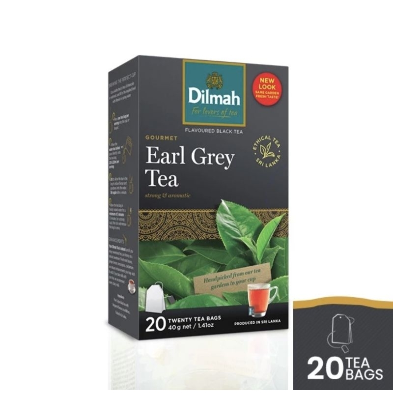 

Dilmah EARL GREY Gourmet Tea - Teh Celup ( TBag / Foil Envelope )