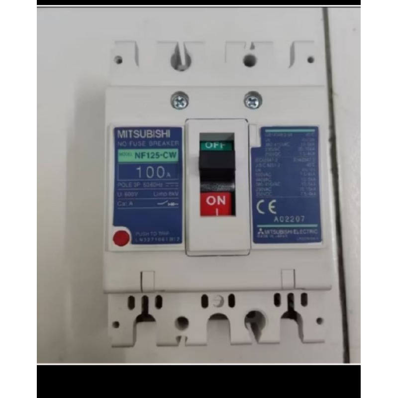 MCCB NFB Mitsubishi nf125cw 100a