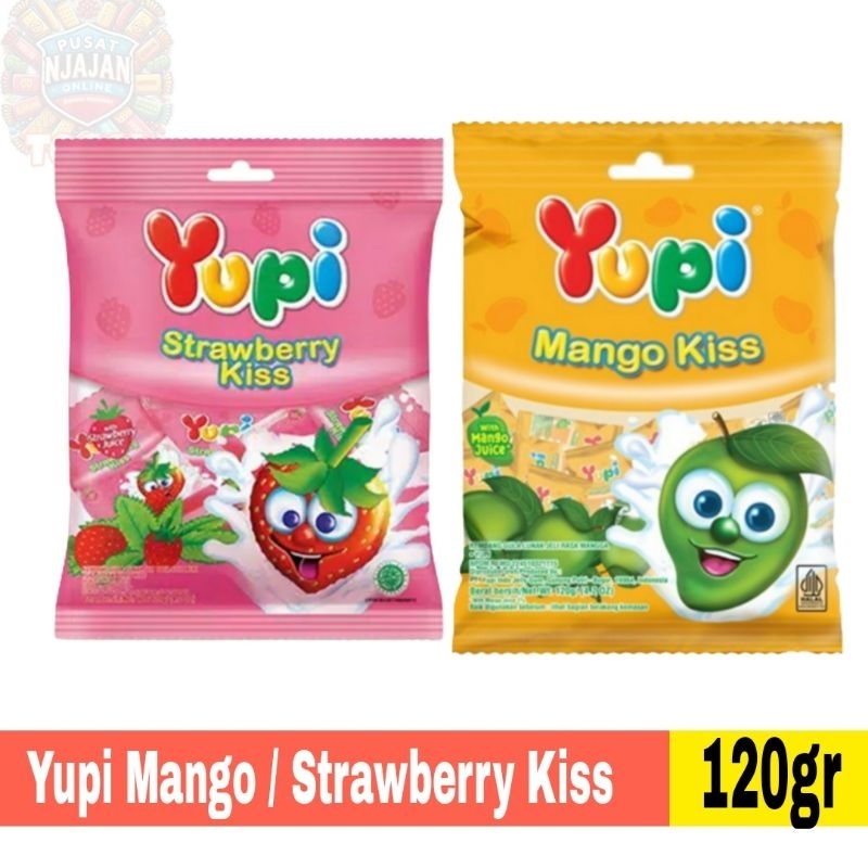 

Yupi 120gr Permen Yupi Strawberry Kiss / Mango Kiss 120gram