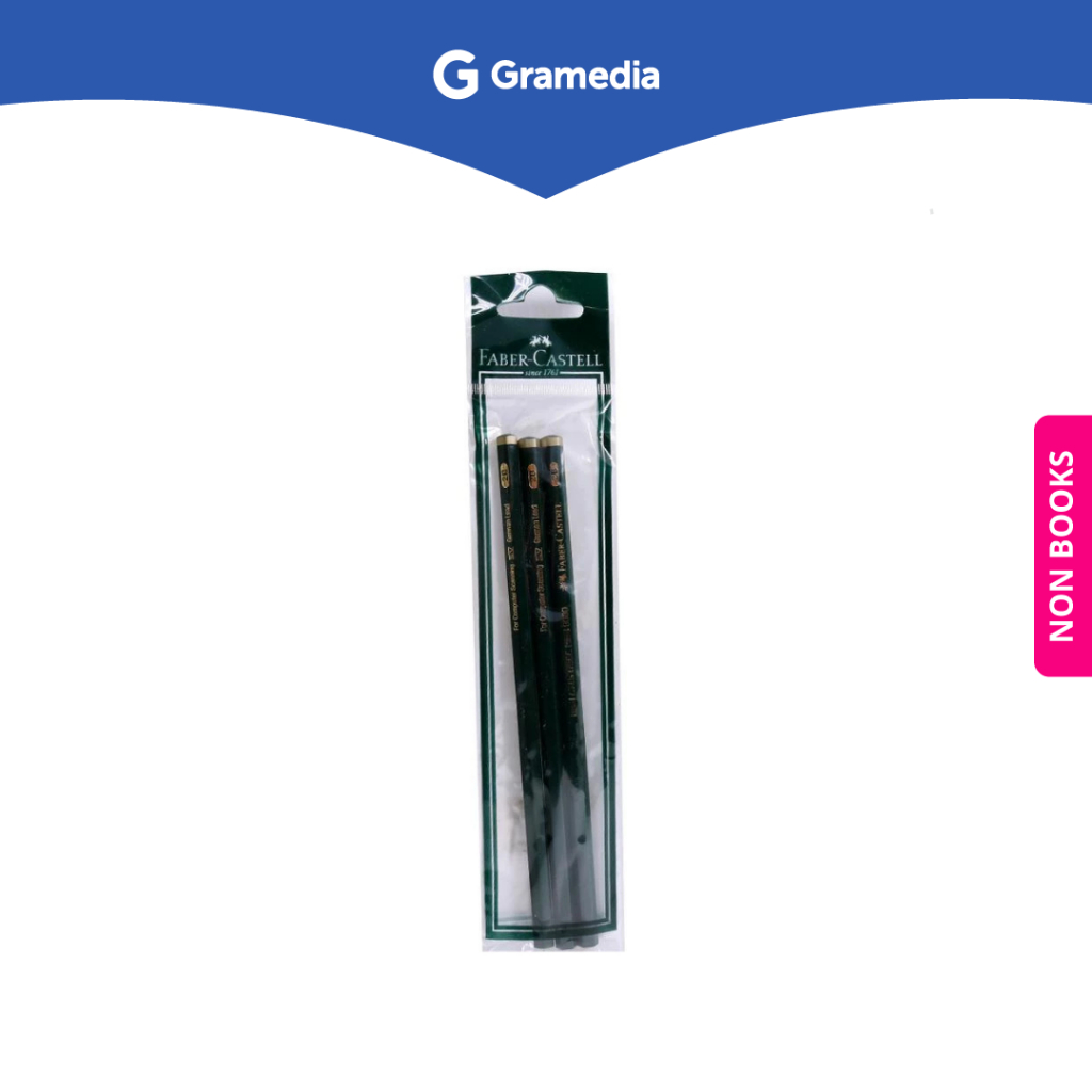 

Gramedia Depok - FABER PENCIL 9000 2B SET 3 119043