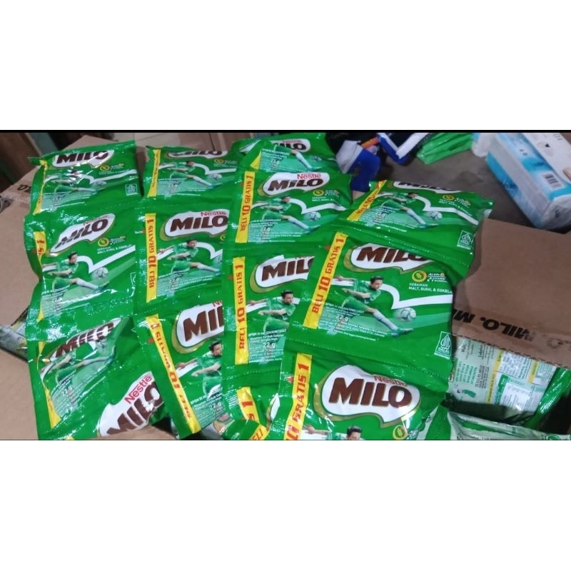 

MiLo renteng kemasan 22gr