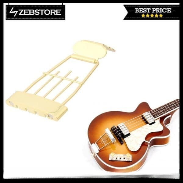 Bridge Tailpiece Hofner Bass 4 String Gold