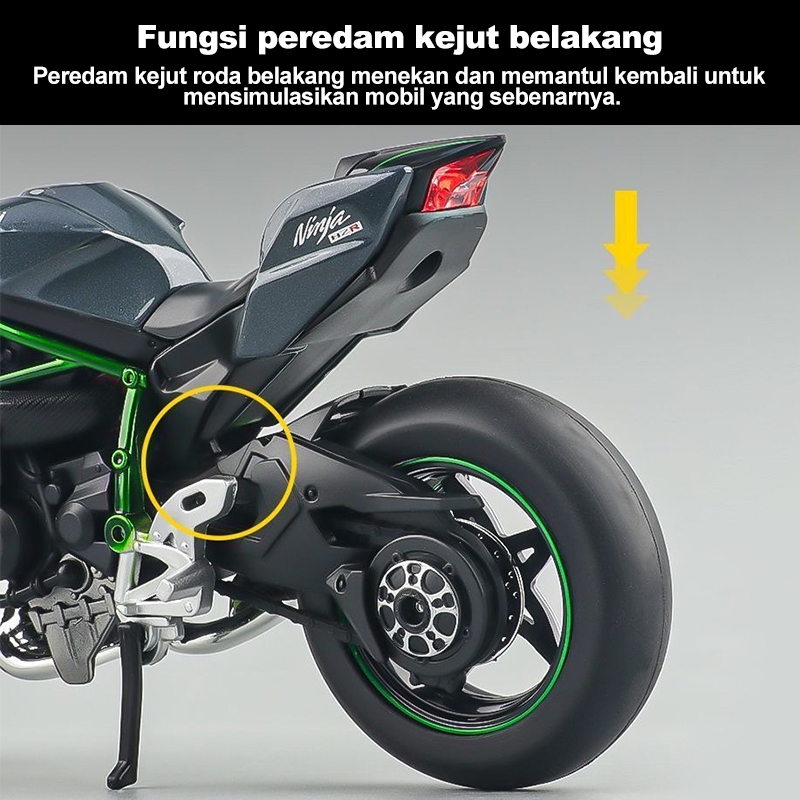 Diecast Motor Balap Gp Kawasaki / Diecast Motor Gp Yamaha Miniatur Motor Ktm